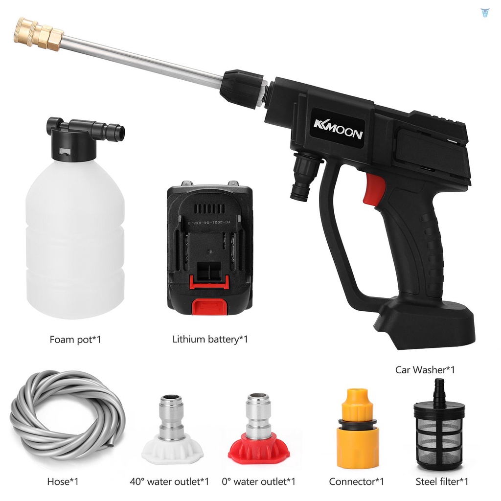 Bộ Dụng Cụ Rửa Xe Điện Không Dây 21V 4L / Phút Chuyên Dụng