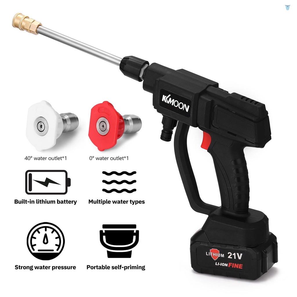 Bộ Dụng Cụ Rửa Xe Điện Không Dây 21V 4L / Phút Chuyên Dụng