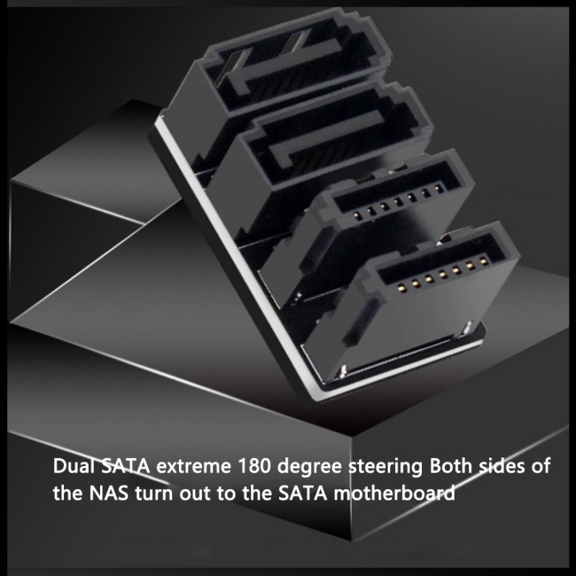 Bảng Mạch Chuyển Đổi Giao Diện Kép Ph572_90 / 180 Độ SATA 7pin