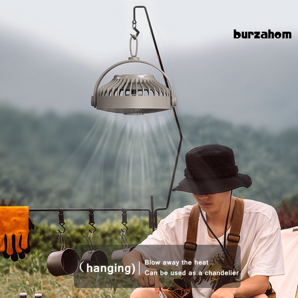 1 Bộ Quạt Làm Mát Không Dây Mini 2000mAh 3 Tốc Độ Bằng ABS Tích Hợp Đèn Ngủ Tiện Dụng