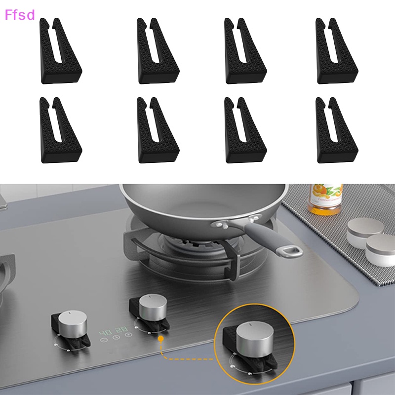 Bộ 8 Vỏ Bọc Núm Vặn Bếp Ga Bằng Silicon Nâng Cấp An Toàn Cho Bé