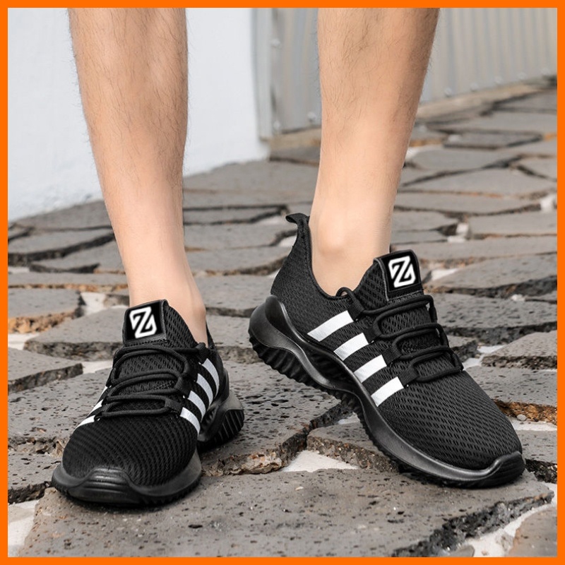 Breathable thể thao chạy giày nam trắng giày thời trang xu hướng giày giản dị giày nam