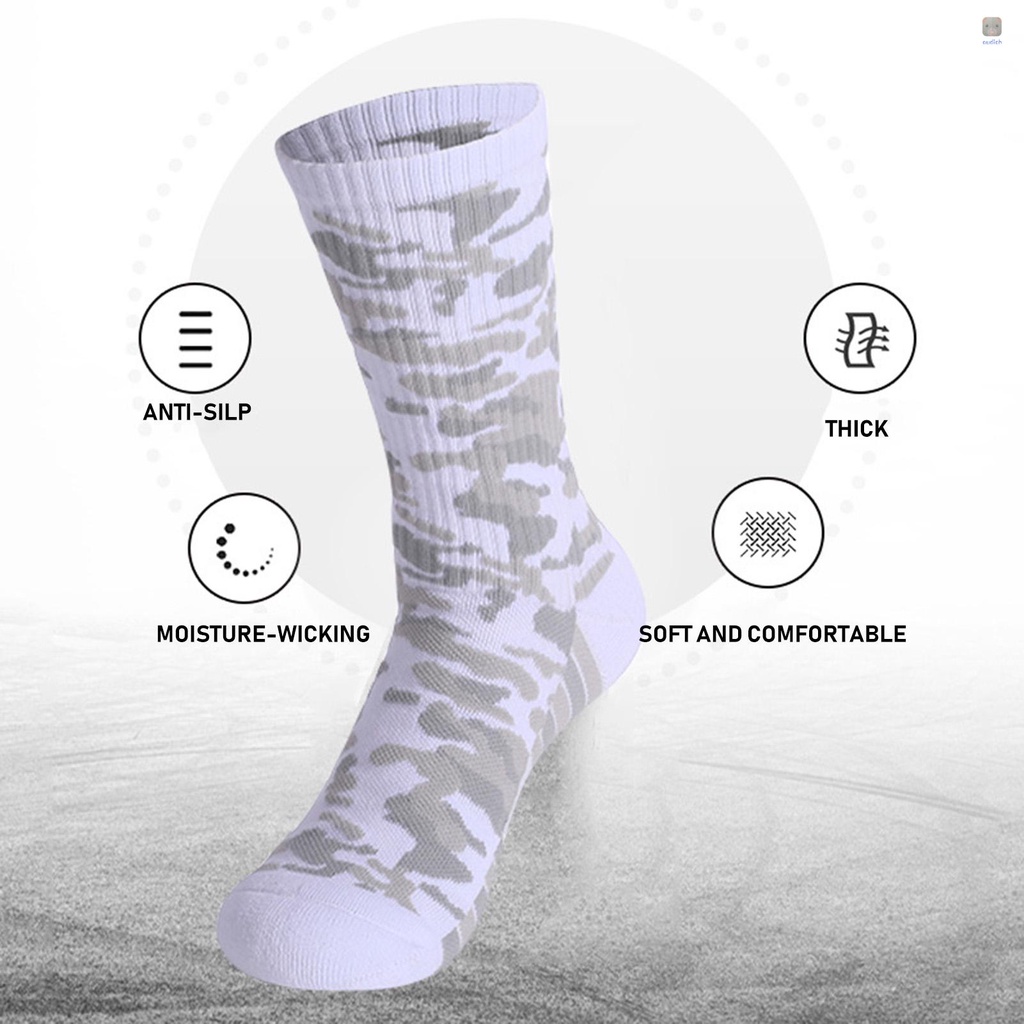 Vớ Thể Thao Dày Dặn Chống Trượt Thoáng Khí Nhiều Màu Sắc