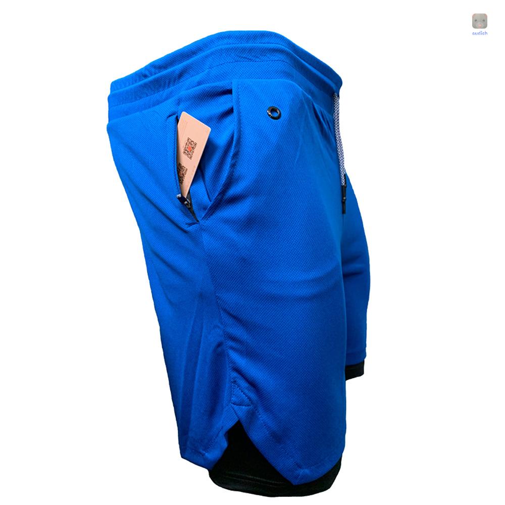 Quần Short Thể Thao Nam 2 Trong 1 Có Túi