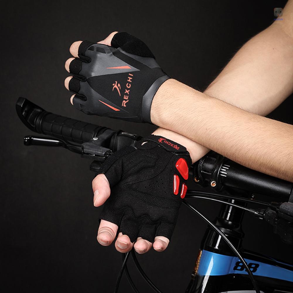 Găng Tay Hở Ngón Chống Trượt Tiện Dụng Khi Đạp Xe