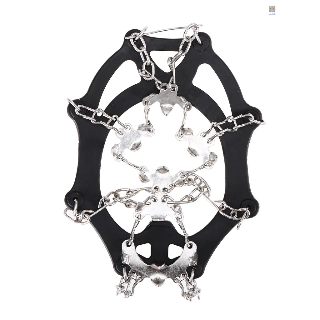 Lixada Dụng Cụ Hỗ Trợ Gậy Đi Trên Tuyết Kèm 19 Đinh Bằng Thép Không Gỉ Chống Trượt