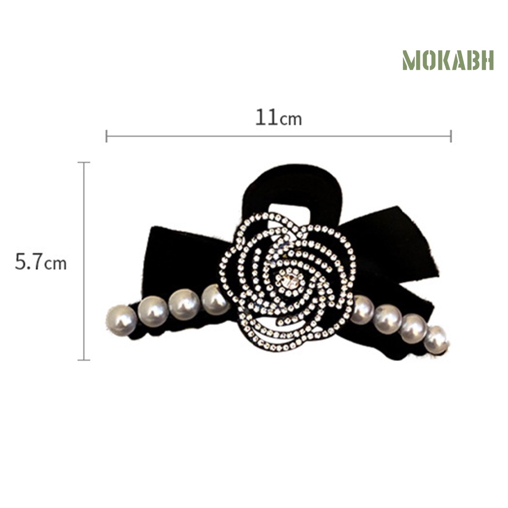 Kẹp Tóc Mini Chống Trượt Đính Ngọc Trai Giả Kiểu Vintage Thời Trang Cho Nữ