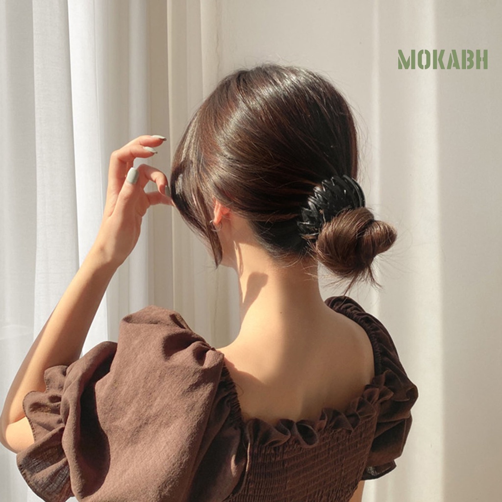 Kẹp Tóc Hình Tổ Chim Bằng Nhựa Phong Cách Vintage Cho Nữ