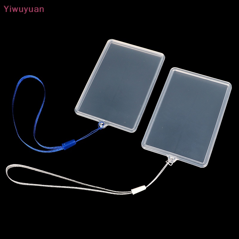 Bao Da Điện Thoại Nắp Lật Trong Suốt Kèm Dây Đeo Thẻ ID Cho Học Sinh / Xe Buýt