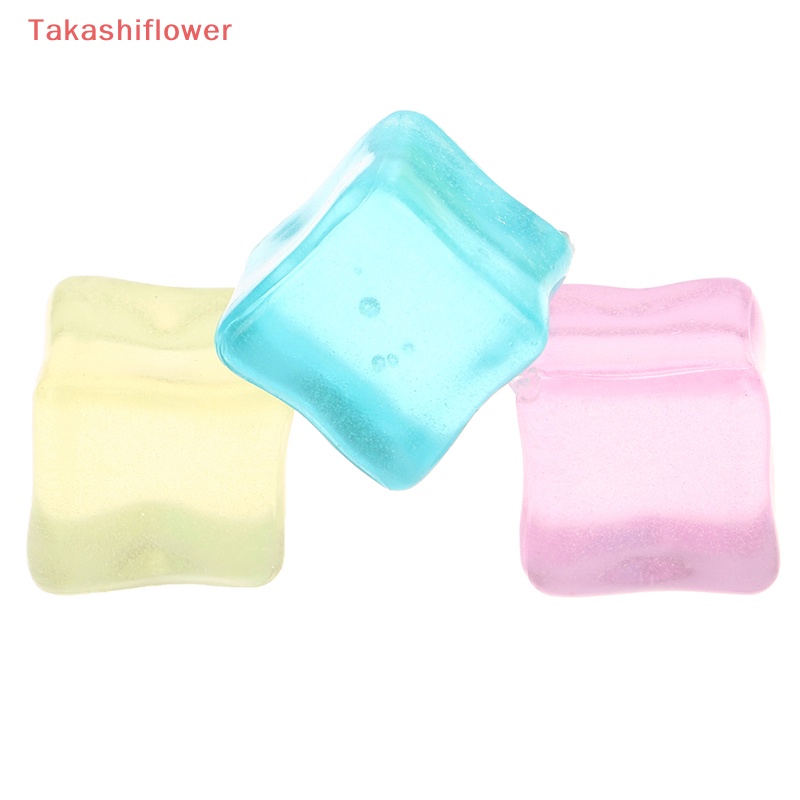 Bộ 5 Khối Đá Vuông Màu Dạ Quang Dùng Trang Trí