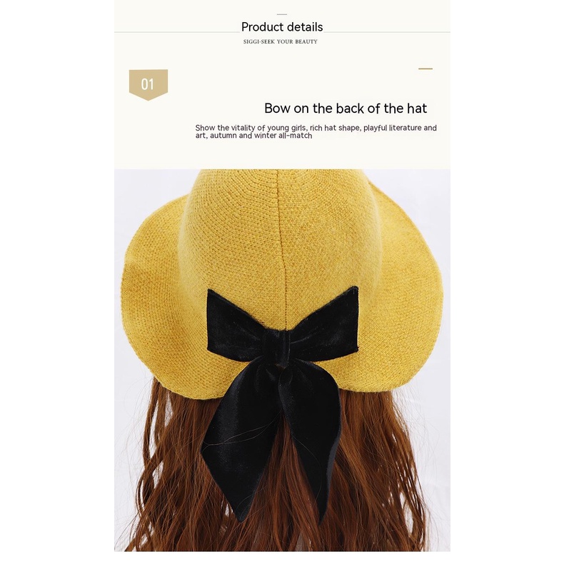 Mũ Bucket Kèm Tóc Giả Dài Uốn Xoăn Thời Trang Thu Đông Cho Nữ