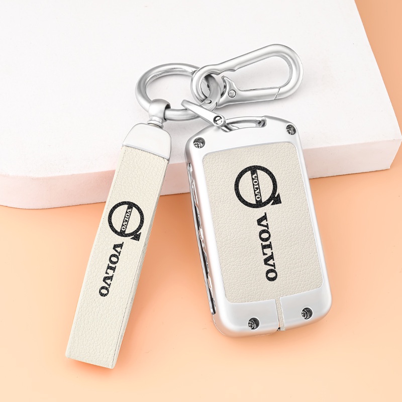 Ốp Bảo Vệ Chìa Khóa Xe Hơi Volvo S60 Xc90 S90 Xc40l V60 Xc60 V90 Bằng Hợp Kim