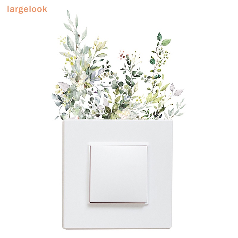 Đề Can Dán Tường Tự Dính Bằng Pvc Hình Lá Cây Nhiệt Đới Trang Trí Phòng Khách / Phòng Ngủ