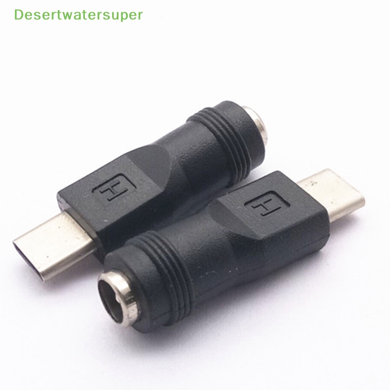 1 Đầu Nối Chuyển Đổi Nguồn DC 5.5x2.1mm Female Sang USB Type C Male