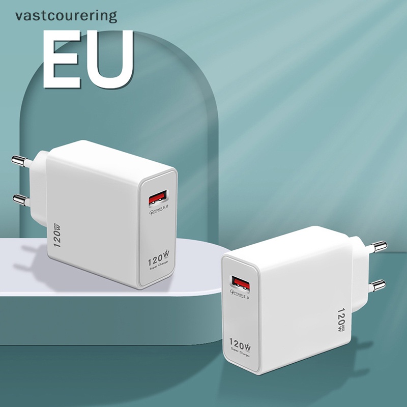 Đầu Sạc Nhanh Vast 120W Cho iPhone Xiaomi Samsung