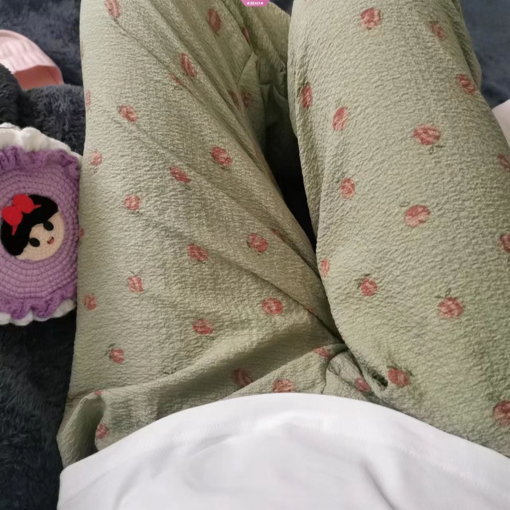 DISNEY Ultra Quần Ngủ Siêu Mỏng In Họa Tiết Hoạt Hình Phong Cách Hàn Quốc Thời Trang Mùa Hè Cho Nữ