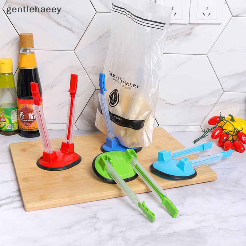 Giá Đỡ Túi Zip Bằng Nhựa Chống Trượt Có Thể Điều Chỉnh Tiện Dụng Cho Nhà Bếp