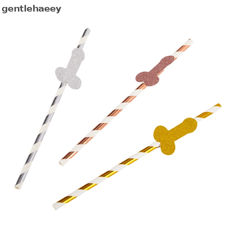 Set 6 Ống Hút Dùng Một Lần Trang Trí Tiệc