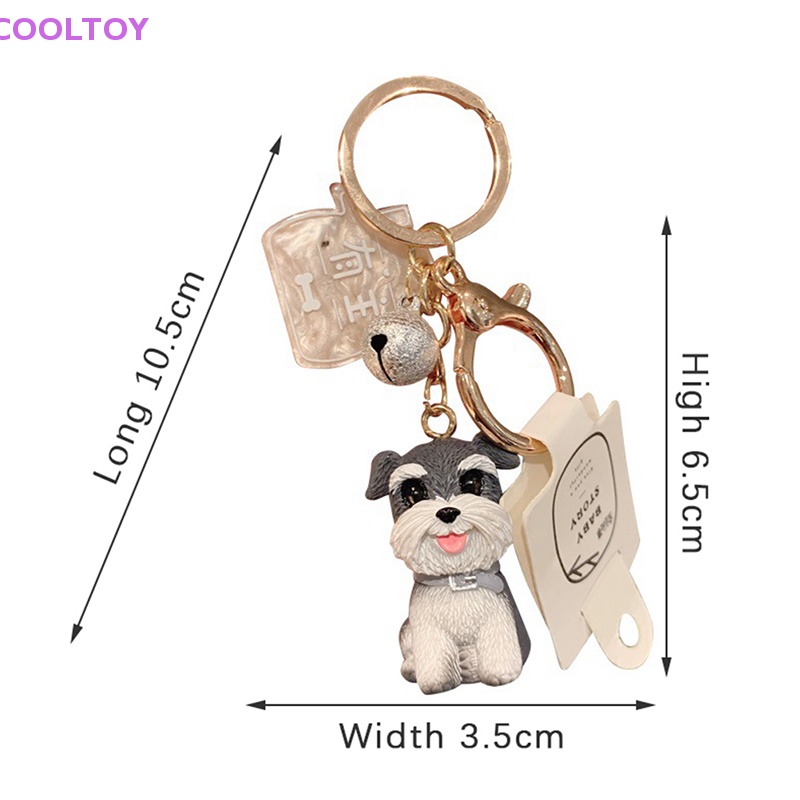 Cooltoy Móc Khóa Hình Cún Poodle Schnauzer Cho Nữ