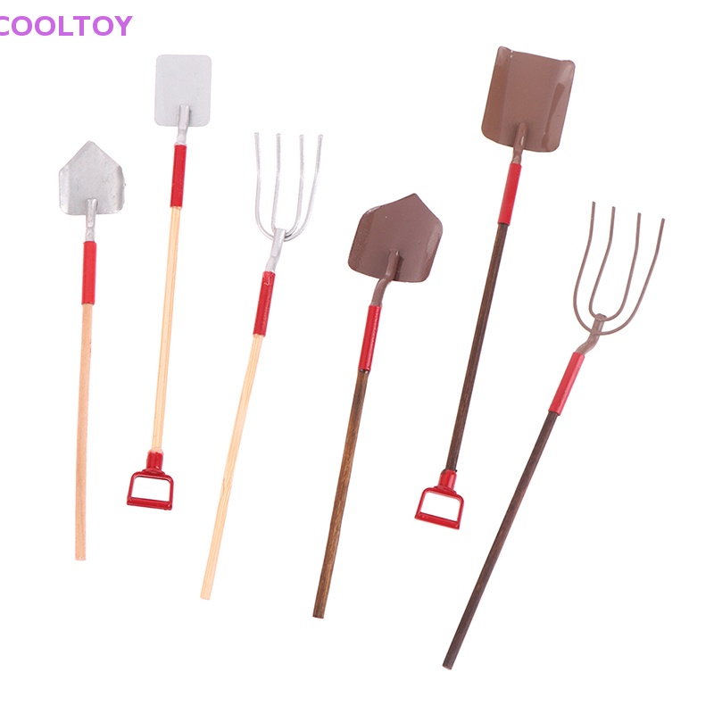 Set 3 Xẻng Làm Vườn Thu Nhỏ 1: 12 Trang Trí Nhà Búp Bê