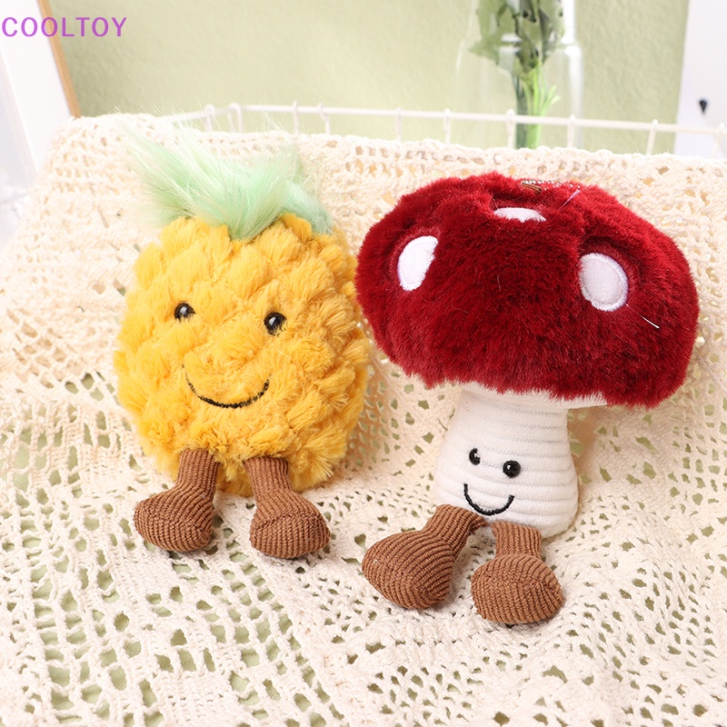 Móc Khóa Hình Trái Cây Hoạt Hình Nhồi Bông Đáng Yêu