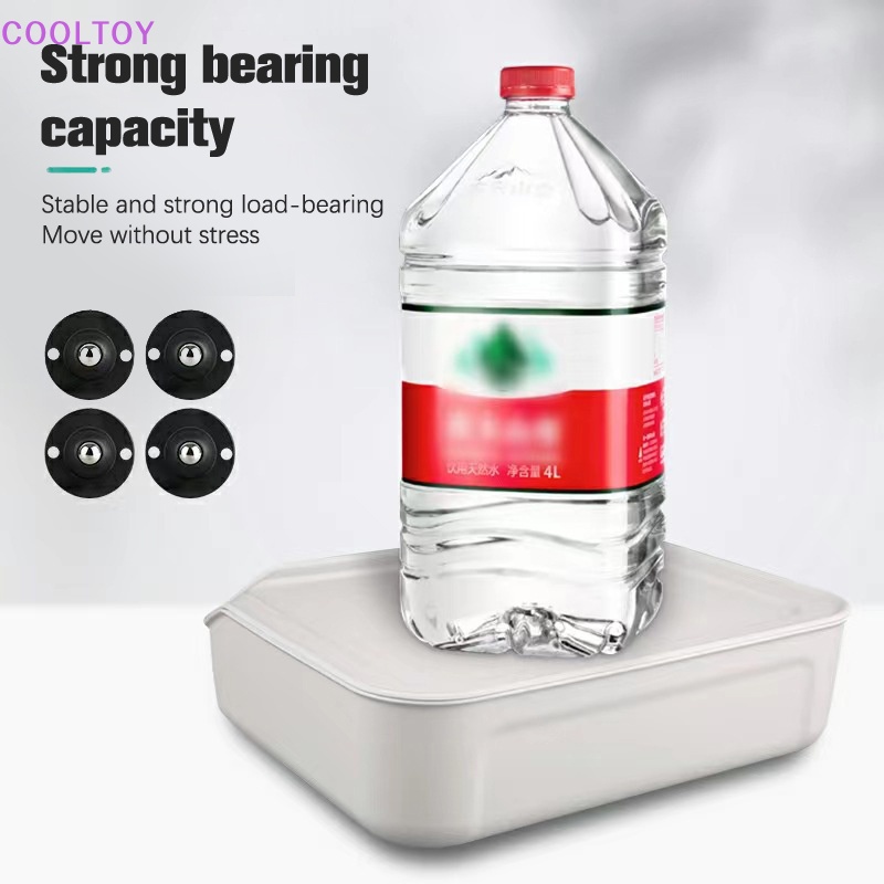 Bánh Xe Ròng Rọc Xoay 360 Độ Mini Bằng Thép Không Gỉ Thông Dụng Cho Thùng Rác Nội Thất