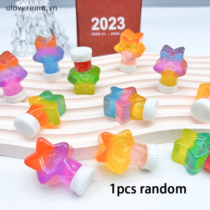 1 Lọ Điều Ước Mini Bằng Nhựa Phát Quang Trang Trí Tiểu Cảnh / Xe Hơi