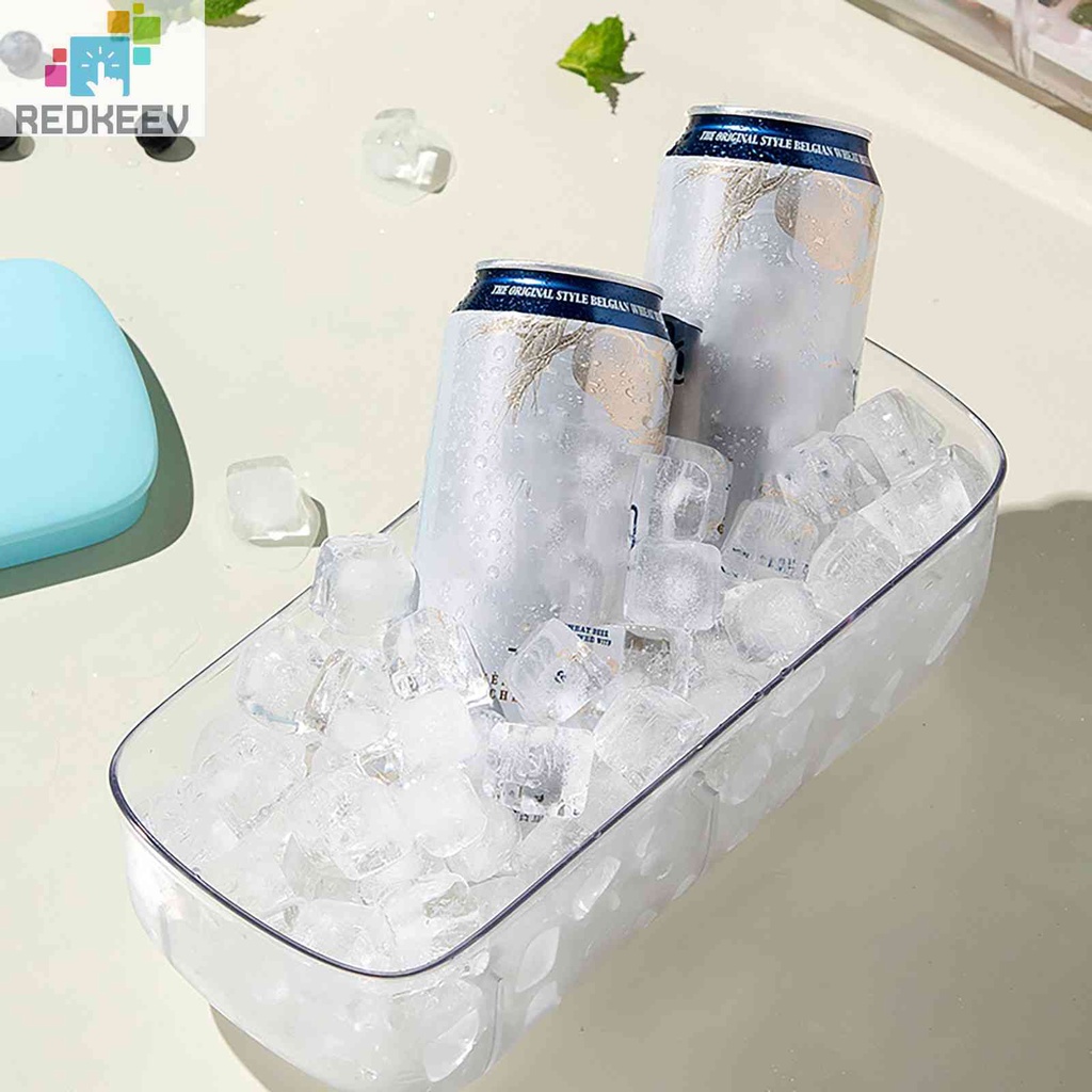 Khay Silicone Làm Đá Viên 24 / 48 Ô Chống Rò Rỉ