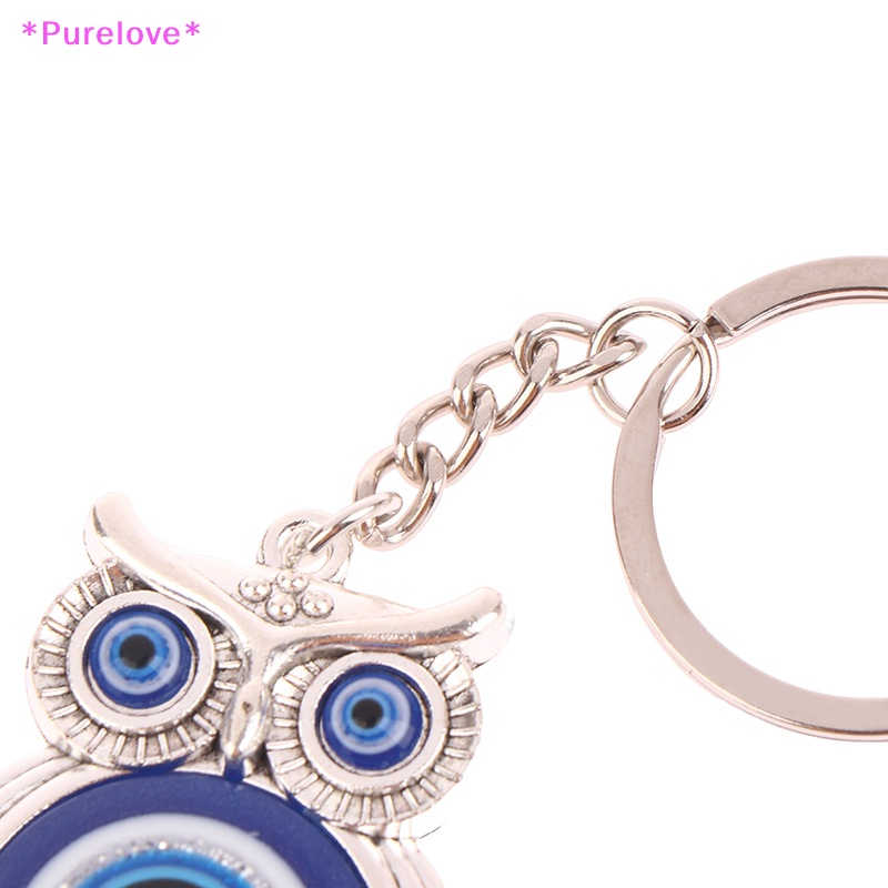 Móc Khóa Hình Cú May Mắn Mắt Quỷ Xanh Thổ Nhĩ Kỳ Thời Trang Mới