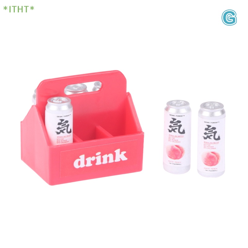 1 Bộ Chai Nước Uống Mini 1: 12 Dùng Trang Trí Nhà Búp Bê Mới