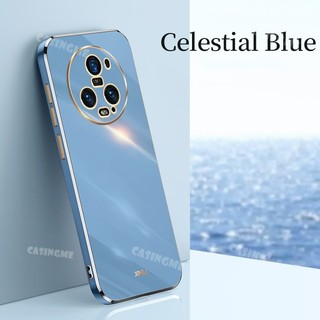 Ốp Điện Thoại Silicon Dẻo Tráng Gương 6D Sang Trọng Chống Sốc Cho Honor Magic5 Magic 5 4 Pro 5Pro