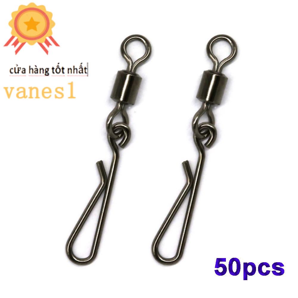 Bộ 50 Móc Câu Cá Kèm Dây Nối VANES1