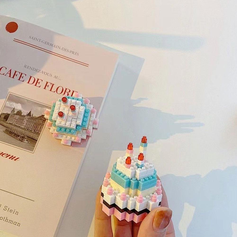 Bộ Đồ Chơi Lắp Ráp Hình Bánh Kem Sinh Nhật Dễ Thương Cho Bé