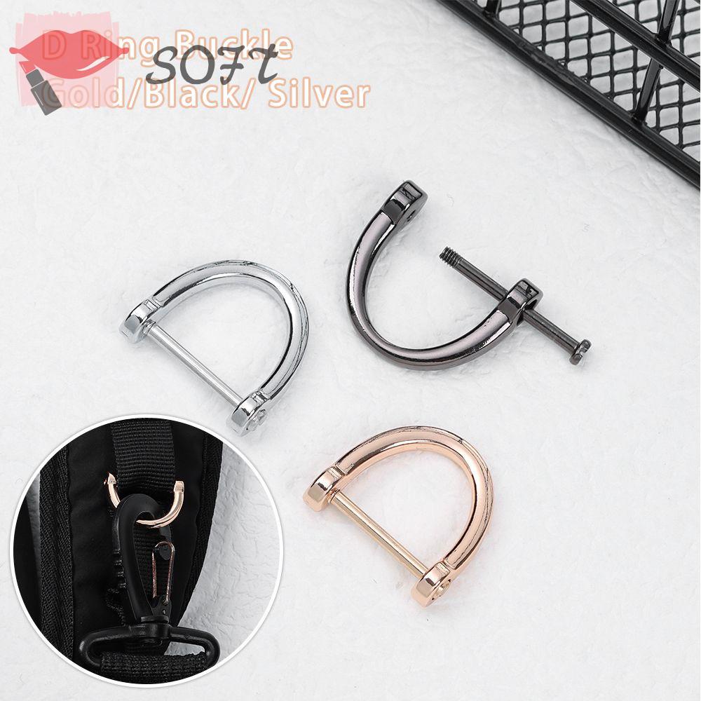 Phụ Kiện Khóa Chữ D Cho Dây Đeo Túi Xách Da Ngựa Tiện Dụng
