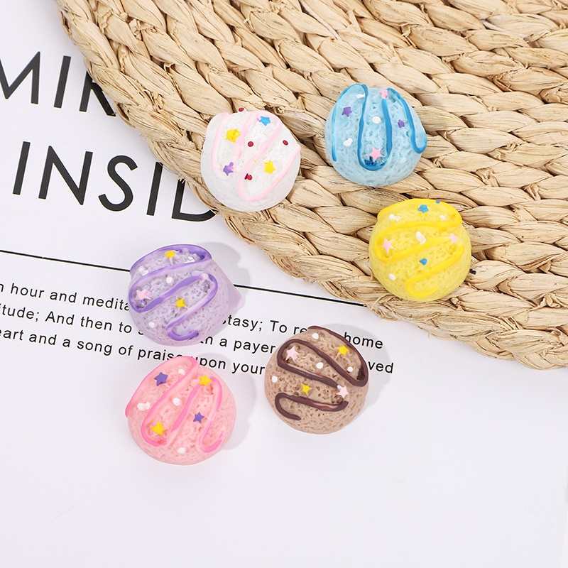 Set 10 Phụ Kiện Trang Trí Điện Thoại Hình Que Kem Xinh Xắn