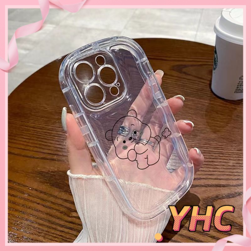 Ốp Lưng iPhone Phim hoạt hình Winnie the Pooh túi khí chống rơi vỏ điện thoại trong suốt vỏ mềm Cho Iphone 6 / 6S / 6splus / se / 7 / 7plus / 8 / 8plus / X / xs / xsmax / 11 / 12 / 13 / 14 / Plus / Pro / Pro Max - 414