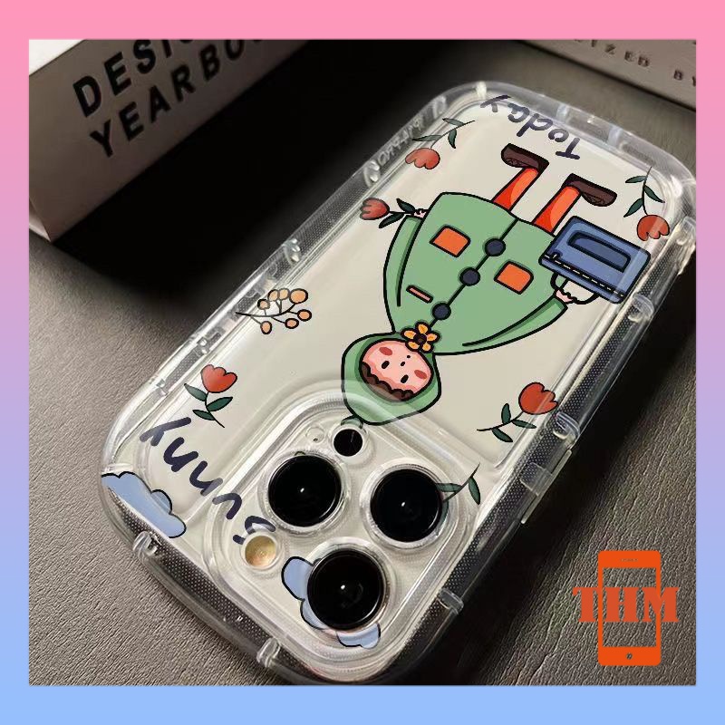 Ốp lưng iphone Cô gái dễ thương, xà phòng chống ngã, vỏ mềm giảm chấn Cho Iphone 6 / 6S / 6splus / se / 7 / 7plus / 8 / 8plus / X / xs / xsmax / 11 / 12 / 13 / 14 / Plus / Pro / Pro Max-415