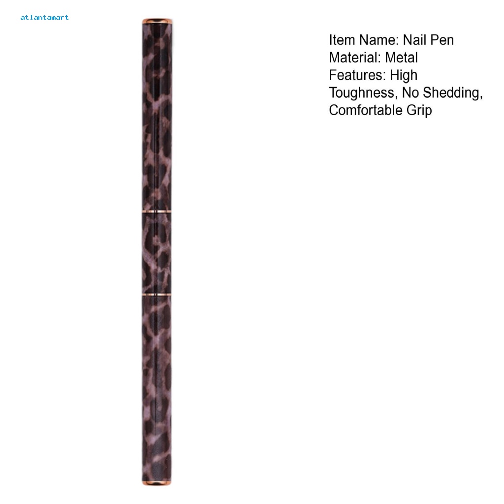 Túi Đựng Đồ Dùng Cao Cấp Tiện Dụng| Bút Trang Trí Móng Tay Hai Đầu Lông Siêu Mềm Mịn Họa Tiết Da Báo DIY