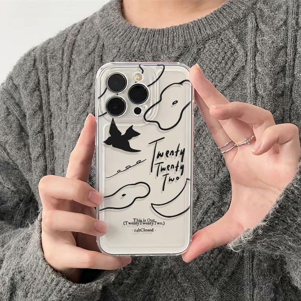 ✅Ốp Điện Thoại Mềm Chống Sốc Phong Cách Đơn Giản Cho Apple Iphone Max78 12 13 11 14pro6ins KLY8