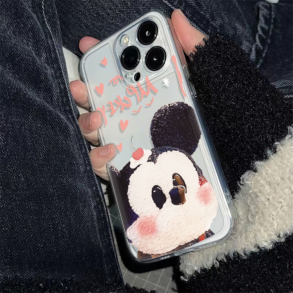 ✅Ốp Điện Thoại Mềm Chống Sốc In Hình Mickey Cho Iphone 13max14pro 1178plus 12 6In ZE5U