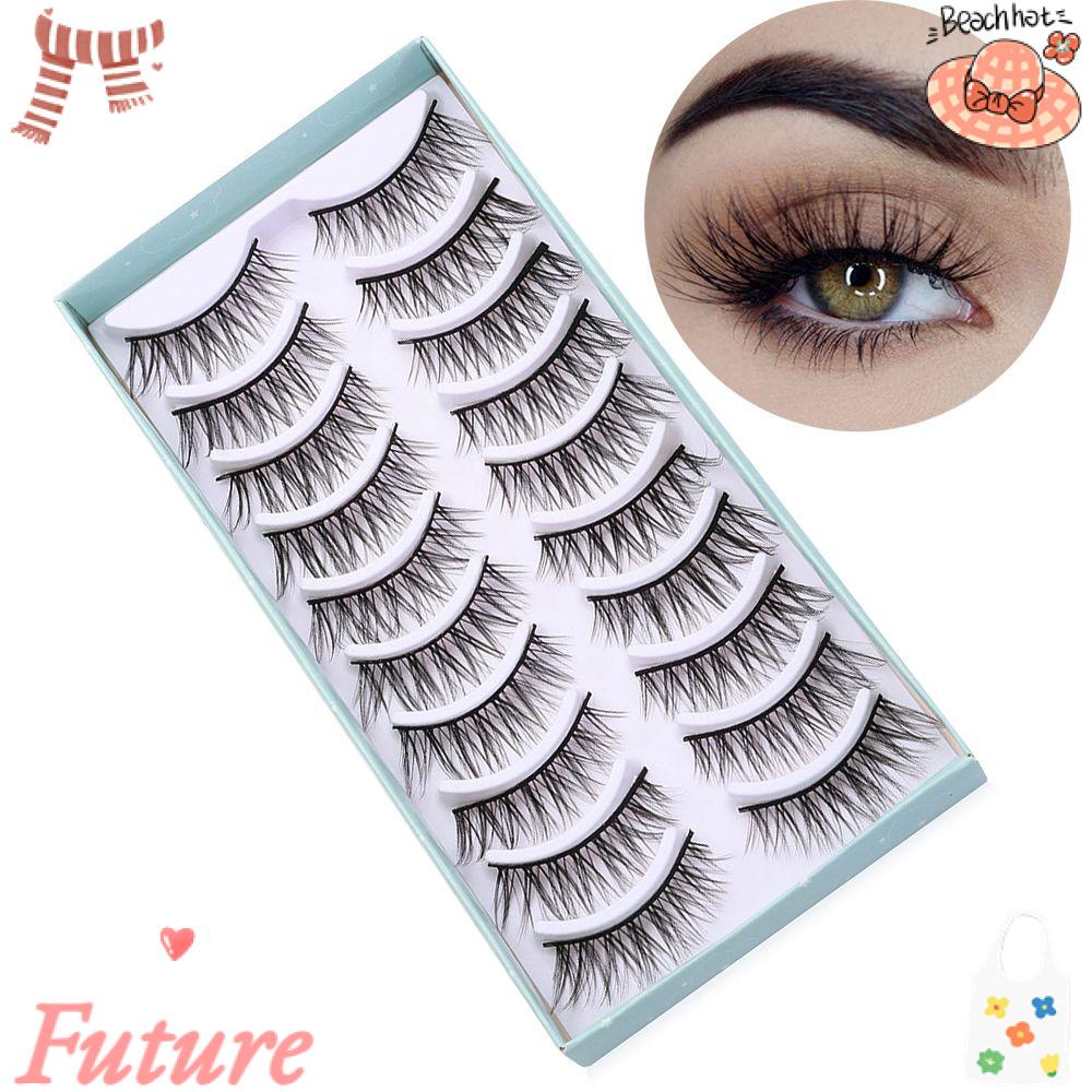 Set 10 Cặp Lông Mi Giả SKONHED Mềm Mại Tự Nhiên