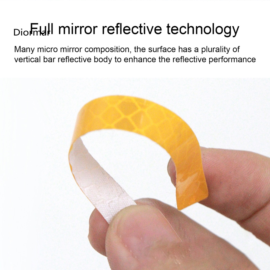 1 Tờ Đề Can Phản Quang Cảnh Báo An Toàn Chống Nước Dán Xe Đạp