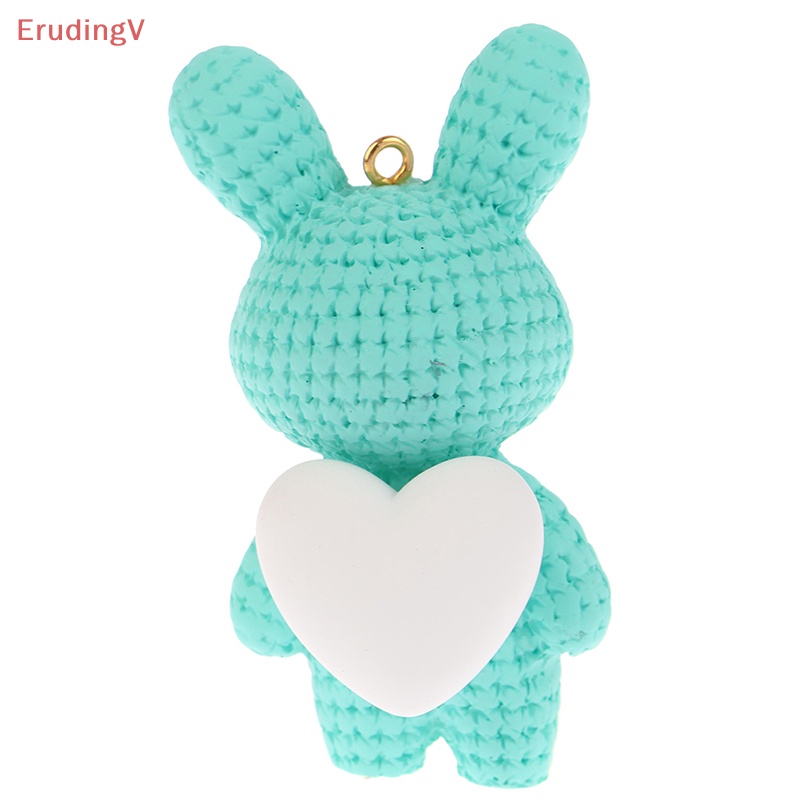 [ErudingV] 1 Móc Khóa / Móc Khóa / Làm Đồ Trang Sức DIY Hình Thỏ Hoạt Hình Dễ Thương Để Bàn Trang Trí