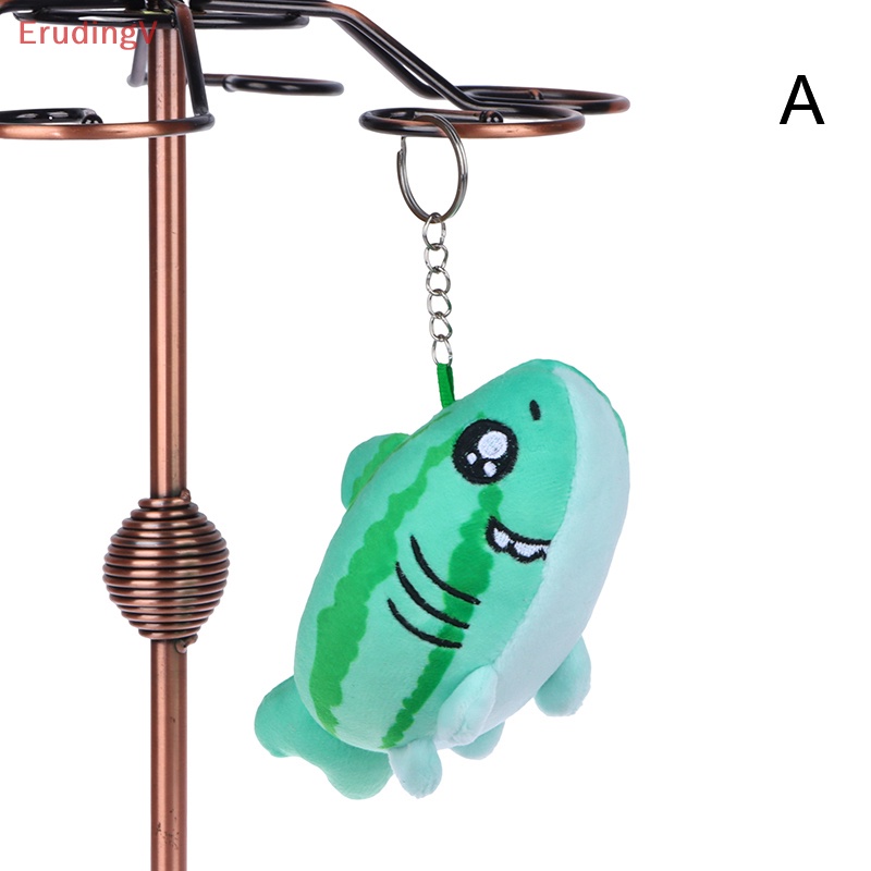 [ErudingV] Móc Khóa / Ba Lô / Túi Xách Hình Cá Mập Nhồi Bông Mềm Mại Trang Trí Xe Hơi / Quà Tặng Trẻ Em