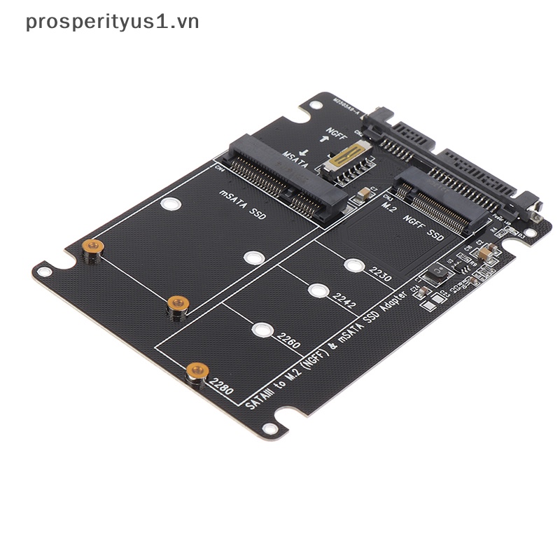Bảng Mạch Chuyển Đổi NGFF Sang SATA 3 HDD MSATA SSD M.2 SATA Protocol 1 [VN]