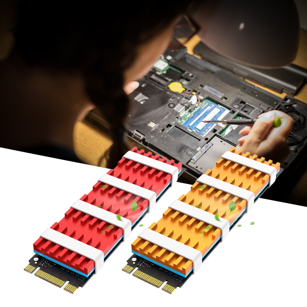 Rga Phụ Kiện Tản Nhiệt Chống Mài Mòn Chịu Nhiệt Độ Cao M.2 SSD NVME Cho Máy Tính
