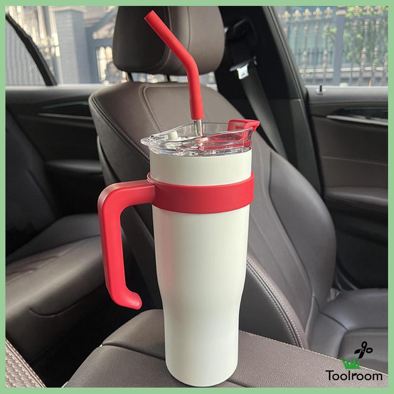 Cốc Đựng Cà Phê Cách Nhiệt Kèm Ống Hút Và Nắp Đậy Cho Xe Hơi / Du Lịch