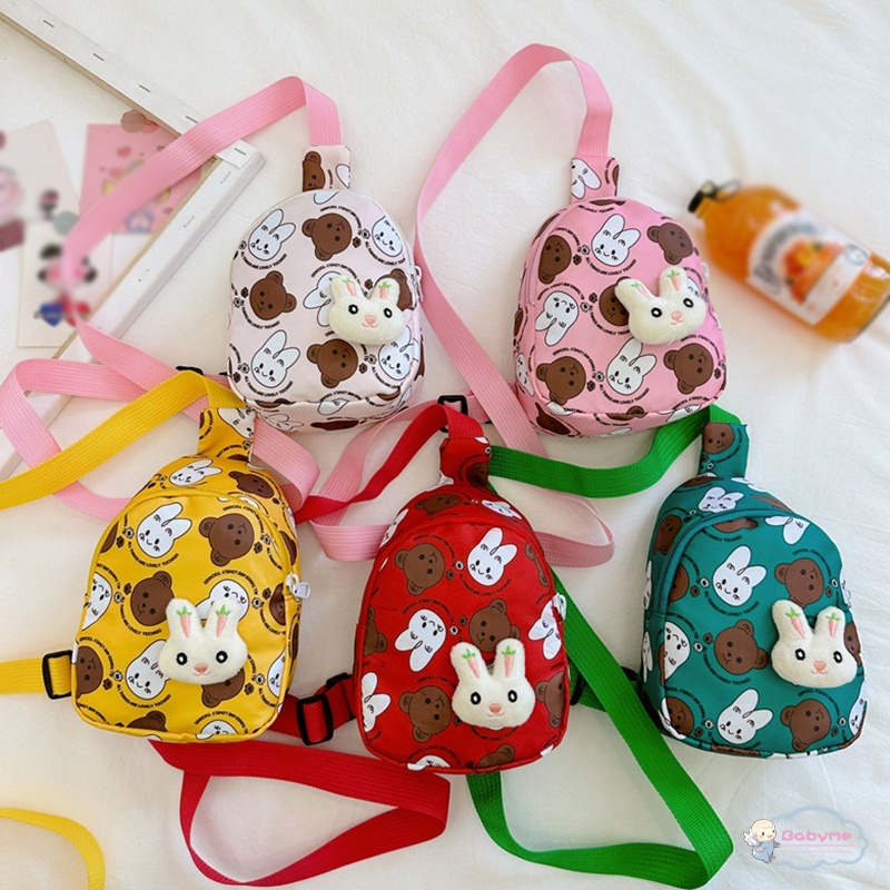 Túi Đeo Chéo Ngực Nhỏ Họa Tiết Hoạt Hình Tinh Tế Cho Bé Gái