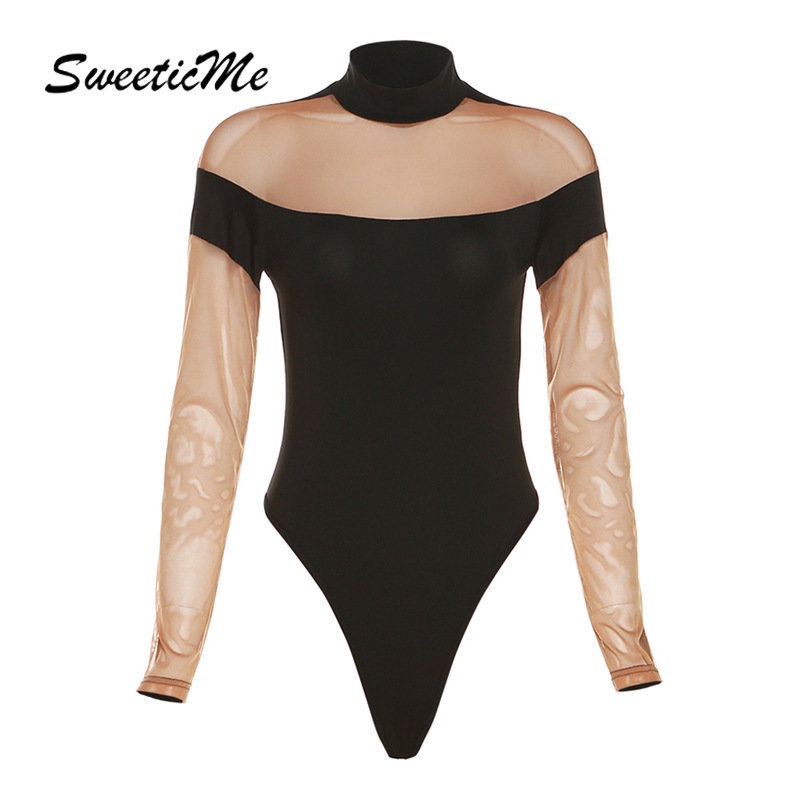 Áo Liền Quần Tay Dài Cổ Tròn Dáng Ôm Phối Màu Tương Phản Thời Trang 2023 Dành Cho Bạn Nữ