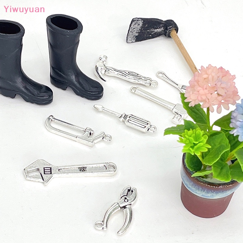 Bộ 7 Dụng Cụ Sửa Chữa Cho Nhà Búp Bê Tỉ Lệ 1: 12 Mới